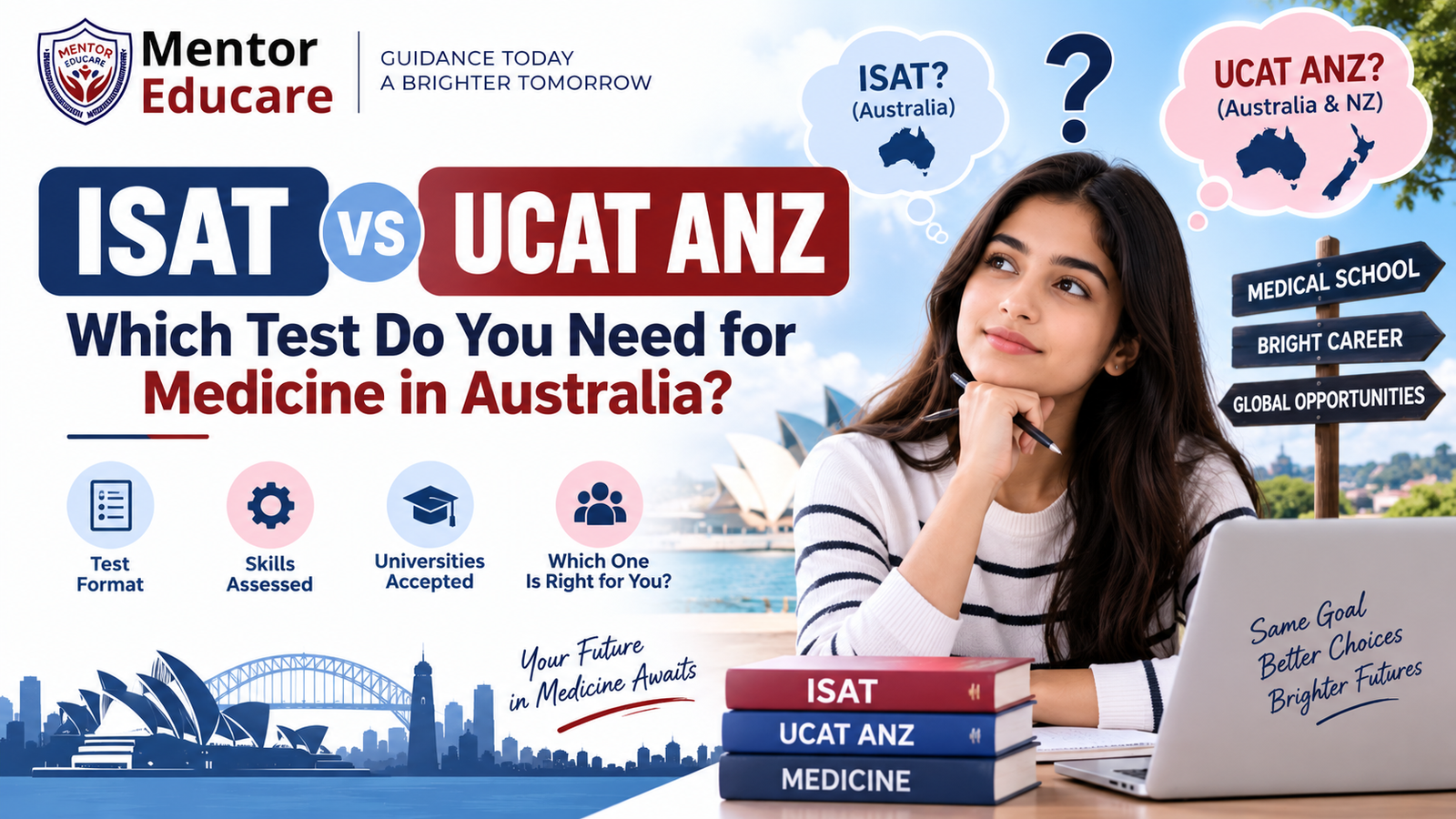 ISAT vs UCAT ANZ — Which Test Do You Need for Medicine in Australia?