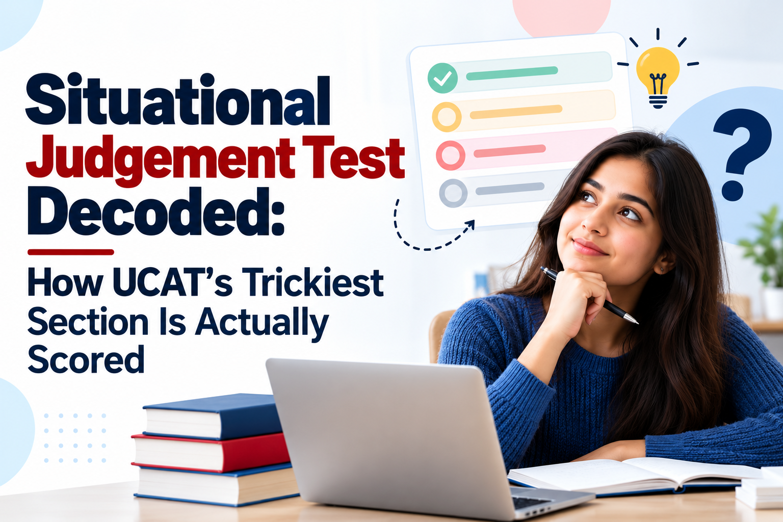 Situational Judgement Test Decoded: How UCAT's Trickiest Section Is Actually Scored