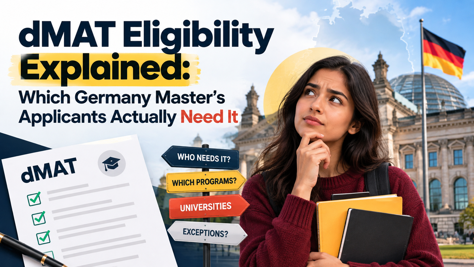 dMAT Eligibility Explained: Which Germany Master's Applicants Actually Need It