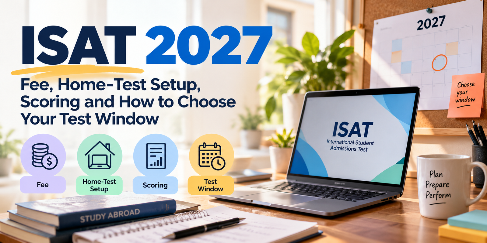 ISAT 2027: Fee, Home-Test Setup, Scoring and How to Choose Your Test Window